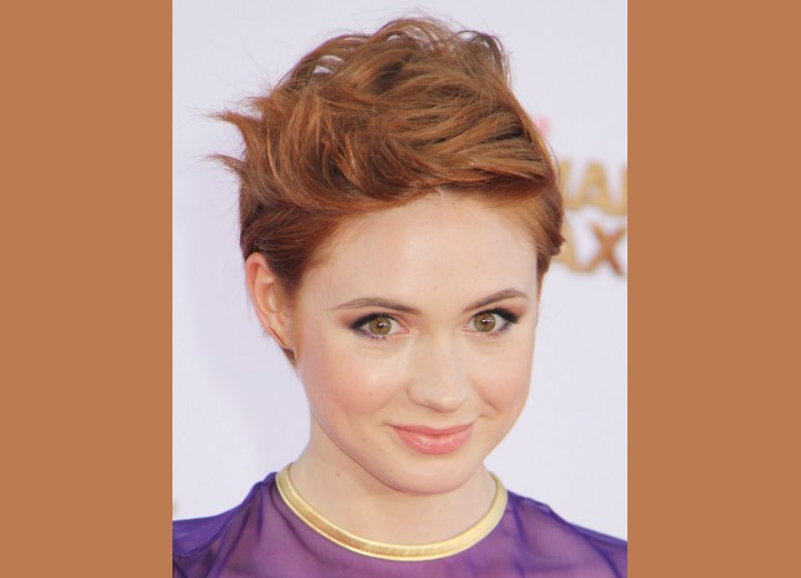 Karen Gillan Pixie Cut