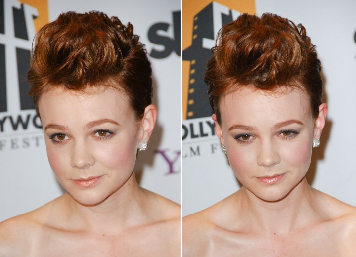 Carey Mulligan pixie cut