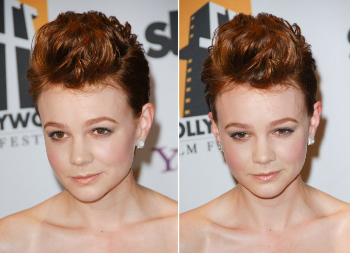 Carey Mulligan pixie cut 