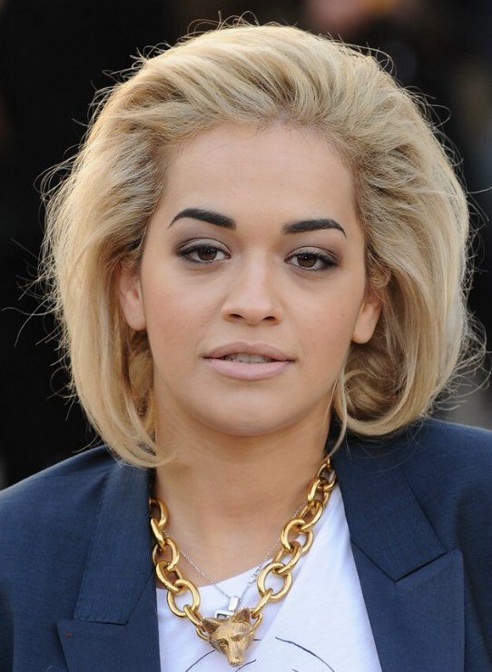 Rita Ora Faux asymmetrical bob Rita Ora Faux asymmetrical bob