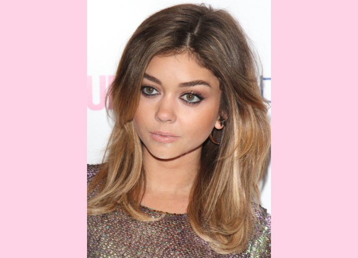 Sarah Hyland's ombre hair color