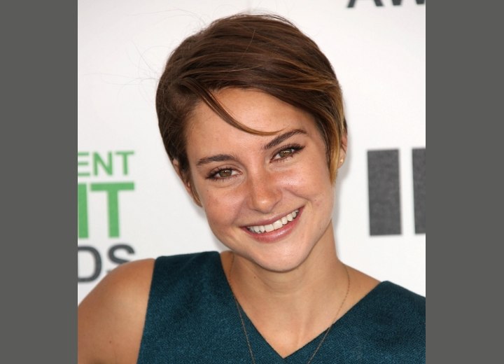 Shailene Woodley's low maintenance pixie cut