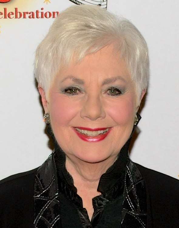 3 years old Shirley Jones  Practical pixie hairstyle for older women