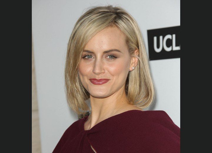 Taylor Schilling - Medium-length hair with a side part