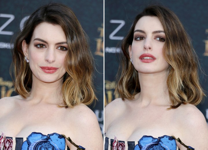 bob haircut anne hathaway