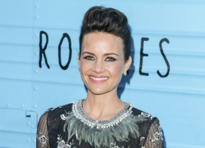 Carla Gugino - Fake pixie cut how to