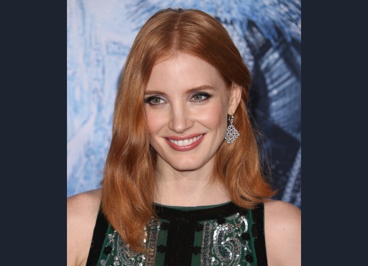 Jessica Chastain hair