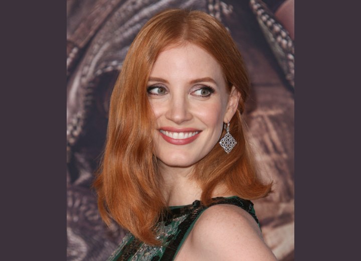 Shoulder length bob hairstyles - Jessica Chastain