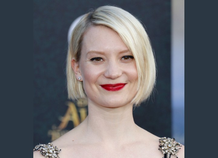 Mia Wasikowska hairstyles