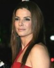 Sandra Bullock with long hair