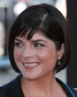 Selma Blair with a blunt bob haircut