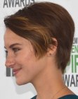 Shailene Woodley's low maintenance and casual pixie cut