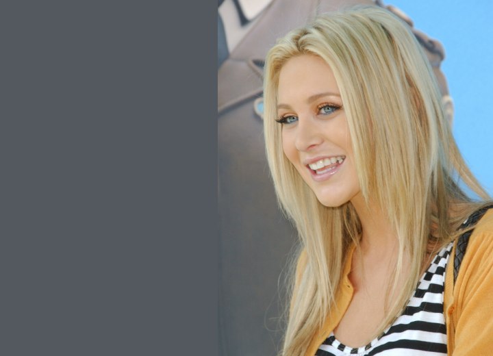 Stephanie Pratt's long hairstyle