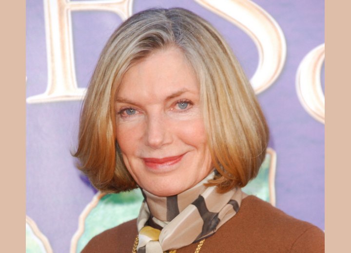 Susan Sullivan wearing her hair in a bob