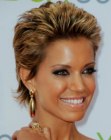 Sylvie van der Vaart rocking a pixie haircut