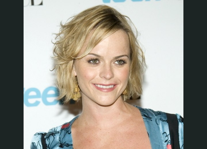 Taryn Manning with short hair