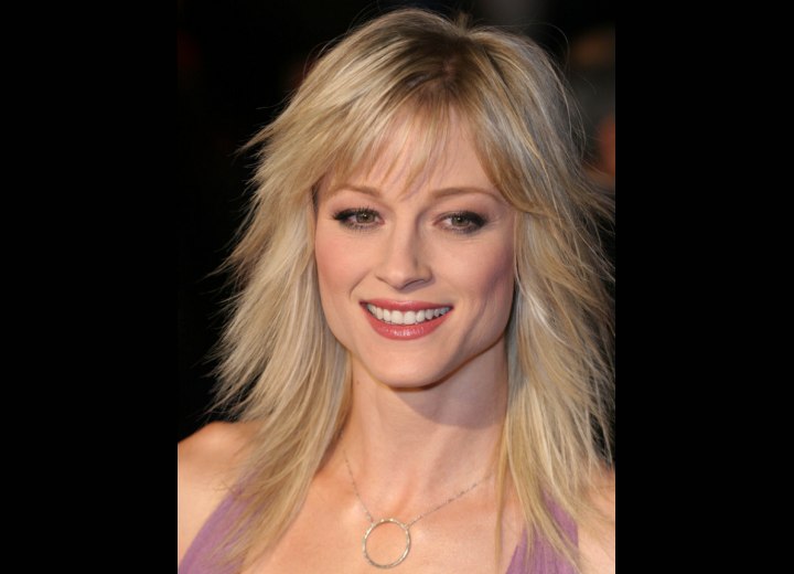 Teri Polo - Long hair with jagged and textured ends