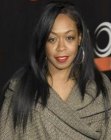 Tichina Arnold with long straight hair
