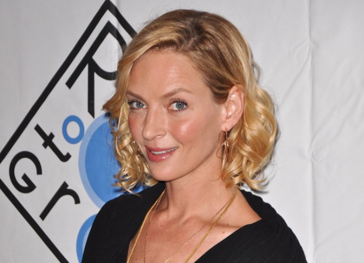 Uma Thurman - Versatile hair length