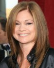 Valerie Bertinelli aged over 40 and wearing long hair that keeps her young