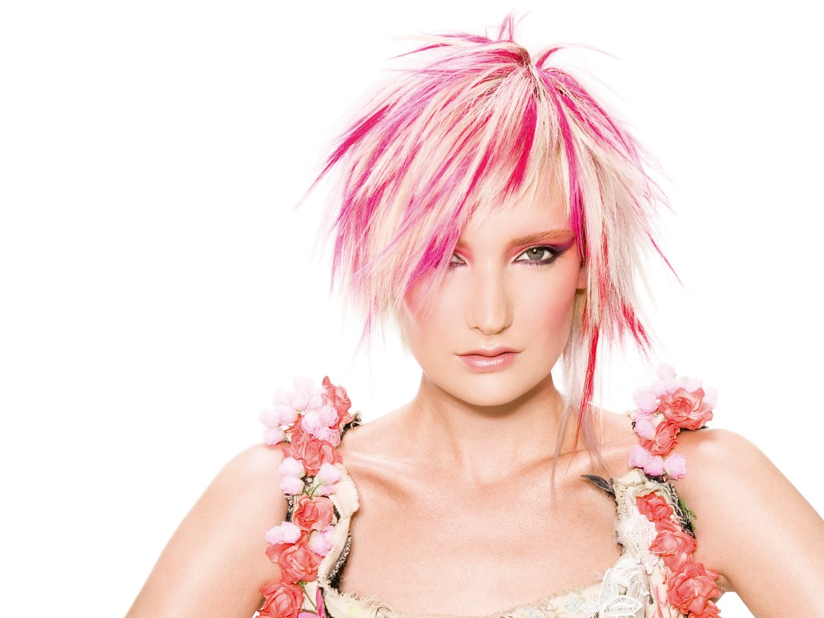 Pink Streaks In Blonde Hair Find Your Perfect Hair Style