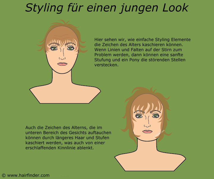 Styling für einen jungen Look