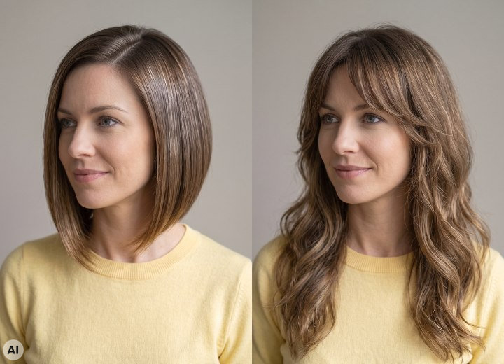 Elegante Frisuren, die den Blick von deinem Mund ablenken