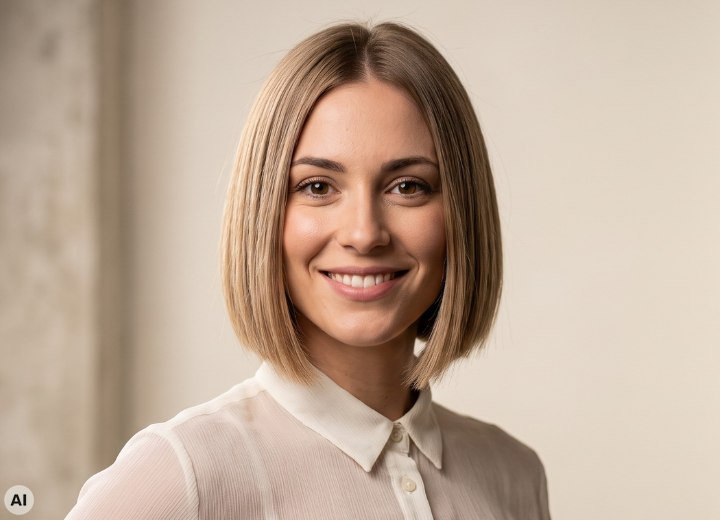 Frisur für feines Haar