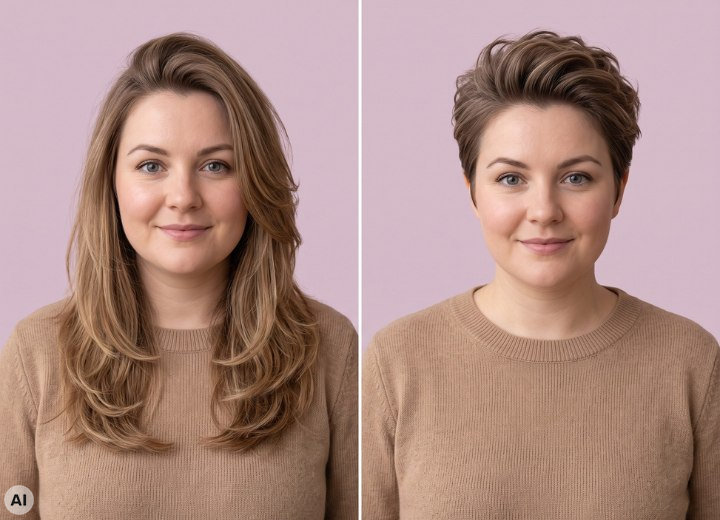 Frisuren für Frauen mit einem runden Gesicht
