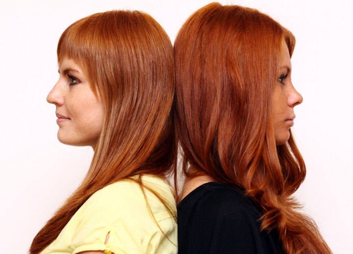 Mujeres con el pelo rojo