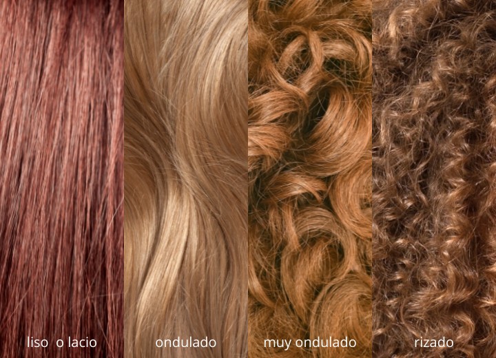 Ondulación del cabello - Lacio, ondulado, muy ondulado & rizado