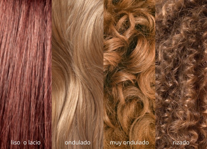 Ondulacin del cabello - Lacio, ondulado, muy ondulado & rizado