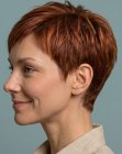 Corte pixie con textura