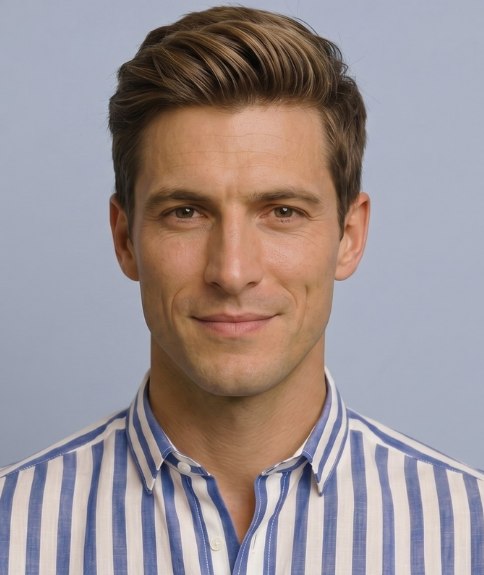 Peinado moderno para hombre con tup&eacute;