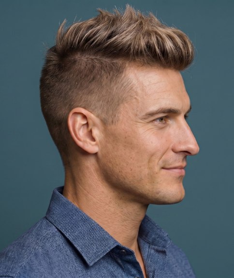 Cabello con tup&eacute; para hombre