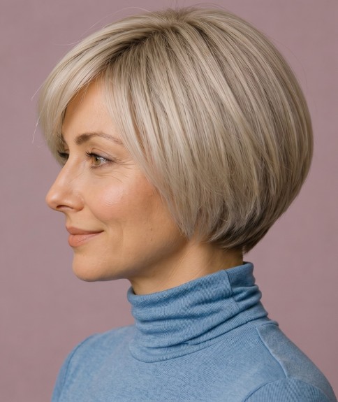 Cabello femenino de bajo mantenimiento