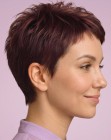 Corte pixie moreno
