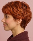 Cabello corto y rizado