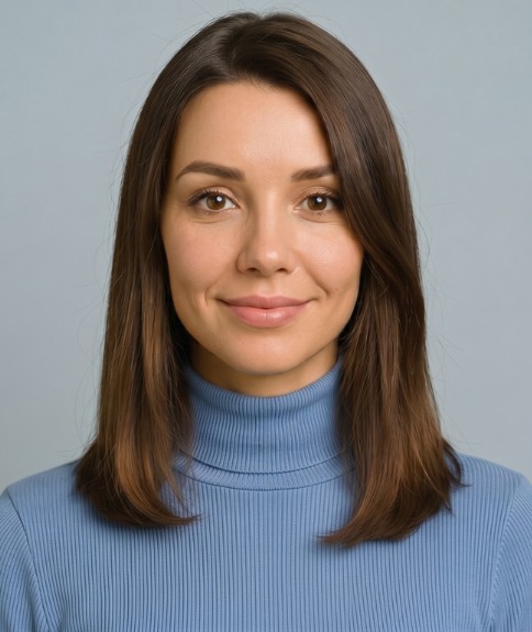 Estilo de cabello pr&aacute;ctico y cl&aacute;sico a la altura de los hombros