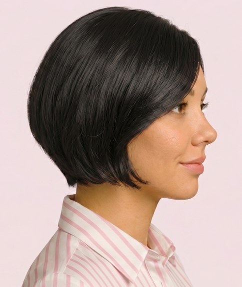 Corte de cabello bob con capas