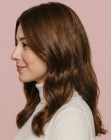 Corte largo con ondas
