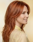 Cabello largo vibrante