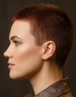 Corte rapado para mujeres