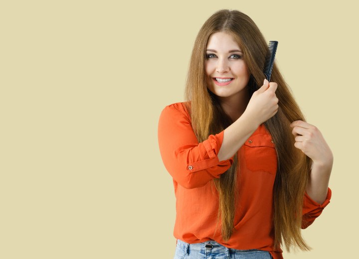 Cabello con extensiones