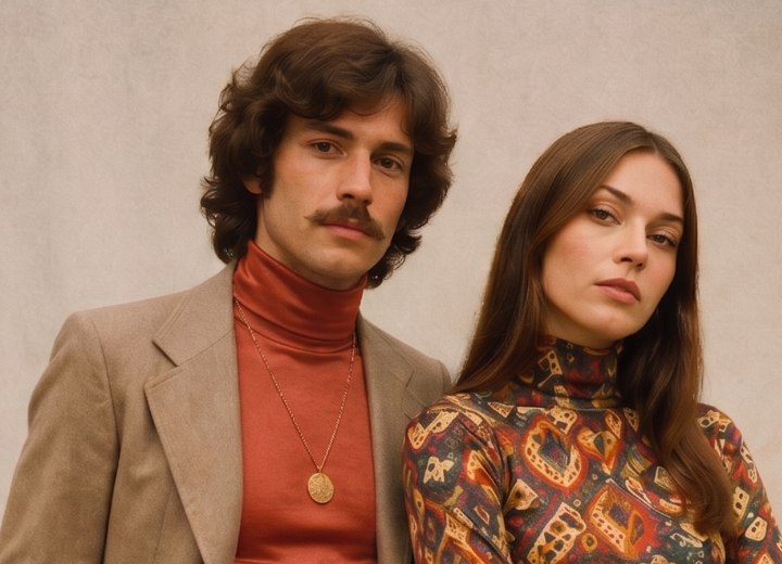 Vintage 1970s turtlenecks