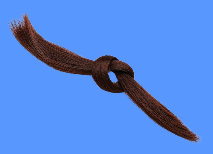 Cheveux humains forts