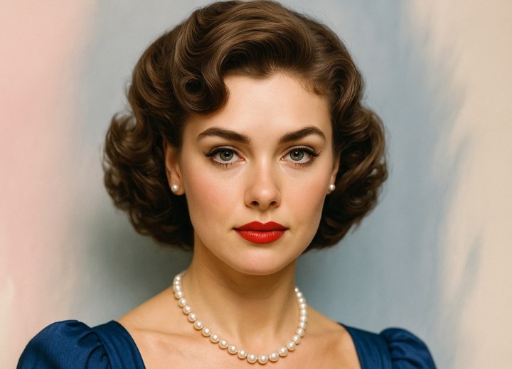 Coiffure des années 1950