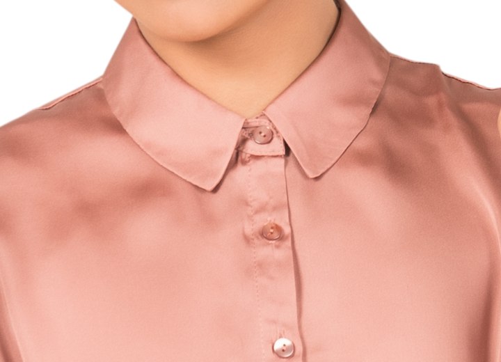 Chemise en satin pour femme