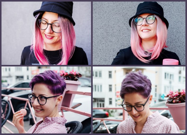 Relooking cheveux longs à courts