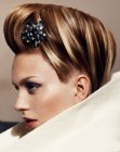 chignon doux et moderne